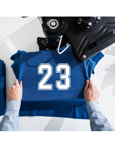 Números de Transferencia de Calor WILLBOND 24 Pcs 20 cm