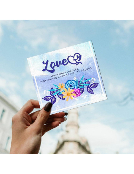 Troqueles de Corte Cruz Bíblica DELORIGIN 110x145mm para Scrapbooking