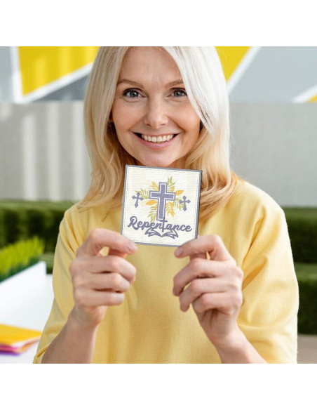 Troqueles de Corte Cruz Bíblica DELORIGIN 110x145mm para Scrapbooking