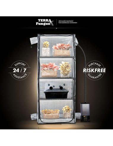 Carpa de Cultivo para Hongos Terra Fungus 69.85x48.26x165.1 cm