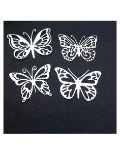 Conjunto de 4 Troqueles de Corte de Metal Mariposa Galepromot