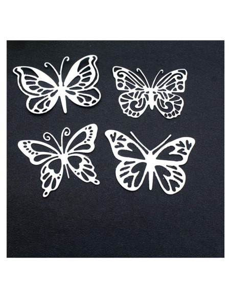 Conjunto de 4 Troqueles de Corte de Metal Mariposa Galepromot