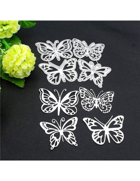 Conjunto de 4 Troqueles de Corte de Metal Mariposa Galepromot