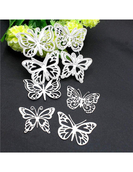 Conjunto de 4 Troqueles de Corte de Metal Mariposa Galepromot