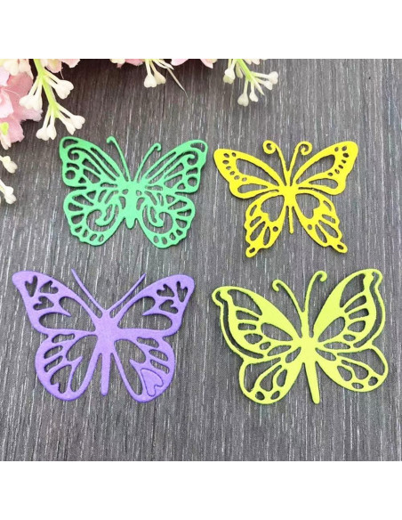 Conjunto de 4 Troqueles de Corte de Metal Mariposa Galepromot