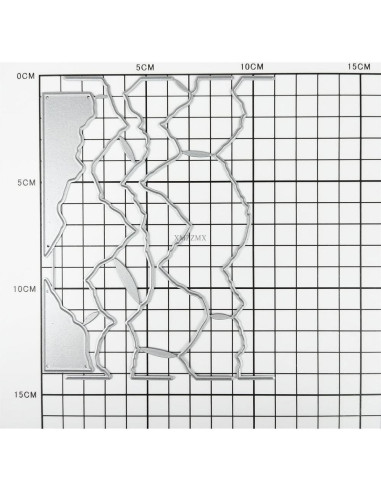 Troqueles de Corte de Metal XMZZMX para Scrapbooking 10.9x14.2cm