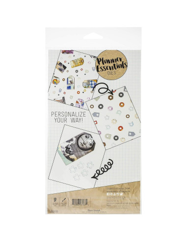 Troquel Decorativo Elizabeth Craft para Planificador - 12 Piezas