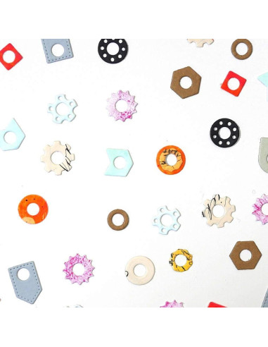 Troquel Decorativo Elizabeth Craft para Planificador - 12 Piezas