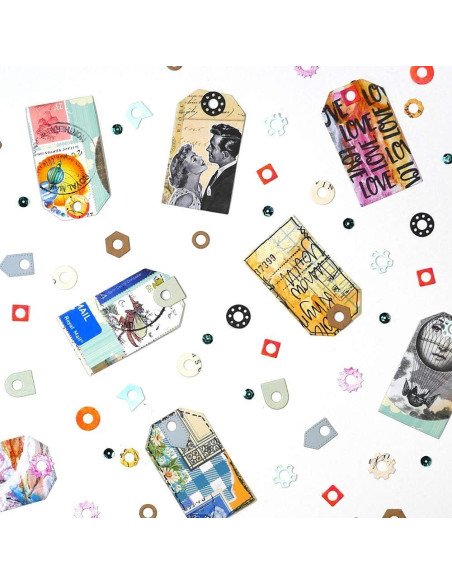 Troquel Decorativo Elizabeth Craft para Planificador - 12 Piezas