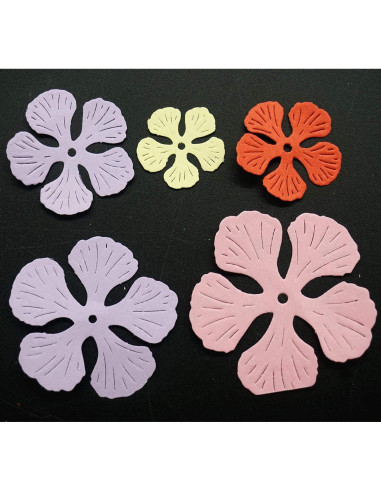 Troqueles de Corte de Metal Belamour 9 Flores y 2 Hojas