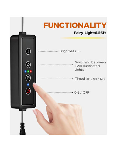 Soporte para Plantas de Esquina Bamworld con Luz de Crecimiento