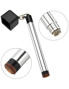 Soporte de Tiza para Billar TRINKA 2 Pcs Portátil 2 en 1 2