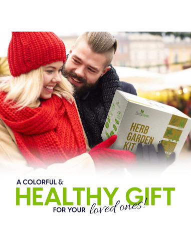 Kit de Jardín de Hierbas ZESTIGREENS - 8 Variedades Orgánicas