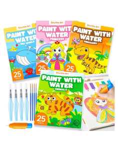Set de Pintura con Agua Shuttle Art para Niños 3-8 Años