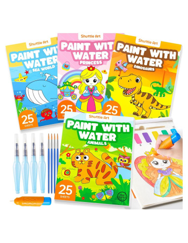 Set de Pintura con Agua Shuttle Art para Niños 3-8 Años