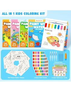 Set de Pintura con Agua Shuttle Art para Niños 3-8 Años 2