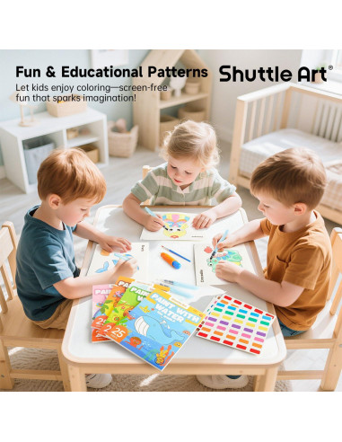 Set de Pintura con Agua Shuttle Art para Niños 3-8 Años
