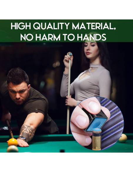 Soporte de Tiza para Taco de Billar Meooeck 2 en 1 Portátil Soporte de Tiza para Taco de Billar Meooeck 2 en 1 Portátil