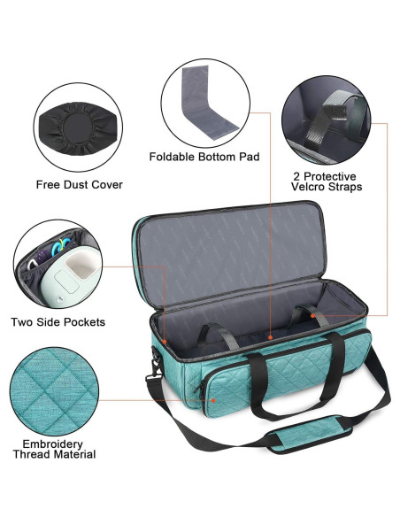 Funda YOREPEK para Cricut Maker 4 y Explore 4, Verde