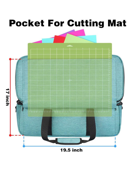 Funda YOREPEK para Cricut Maker 4 y Explore 4, Verde