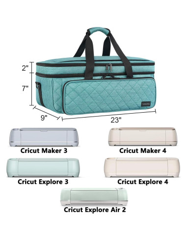 Funda YOREPEK para Cricut Maker 4 y Explore 4, Verde