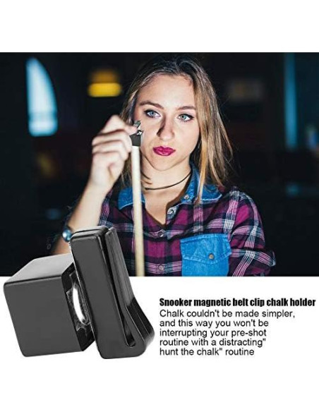 Soporte de Tiza Magnético para Taco de Snooker Dilwe - 18g