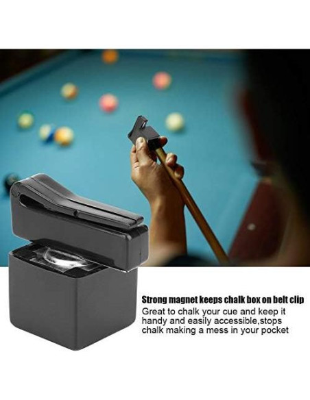 Soporte de Tiza Magnético para Taco de Snooker Dilwe - 18g