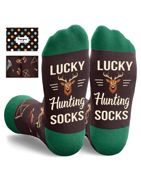 Calcetines de Caza Suertudos HAPPYPOP para Hombres y Mujeres - Talla 38-48