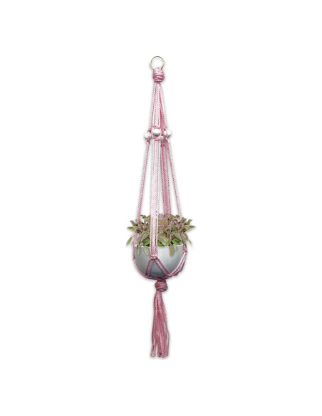 Kit Colgador de Plantas Macramé Pepperell Rosa 0.45kg