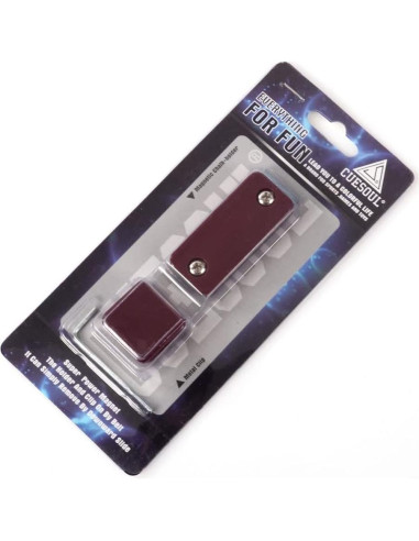 Soporte Magnético para Tiza de Billar CUESOUL Rojo