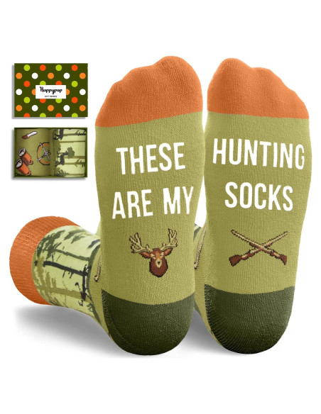 Calcetines de Caza HAPPYPOP para Hombres y Mujeres - Talla Única