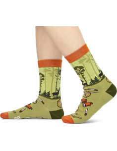 Calcetines de Caza HAPPYPOP para Hombres y Mujeres - Talla Única 2