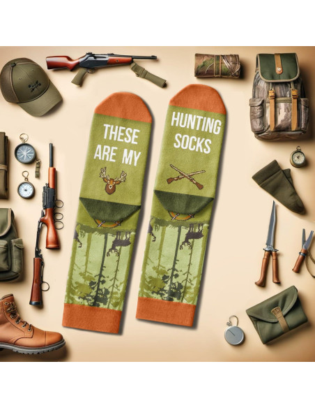 Calcetines de Caza HAPPYPOP para Hombres y Mujeres - Talla Única