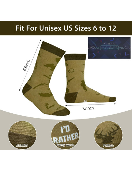 Calcetines de Caza Nucinzua para Hombres - Regalos Divertidos