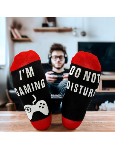 Calcetines Divertidos Antideslizantes para Gamer - Wz-01