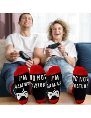 Calcetines Divertidos Antideslizantes para Gamer - Wz-01