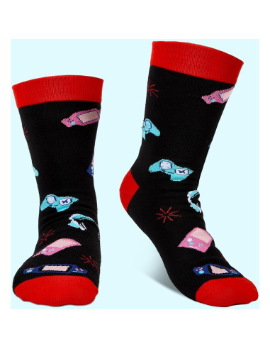 Calcetines Divertidos Antideslizantes para Gamer - Wz-01