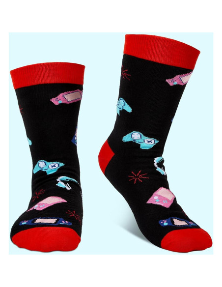 Calcetines Divertidos Antideslizantes para Gamer - Wz-01