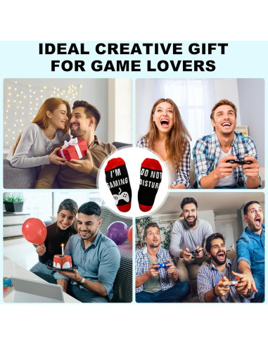 Calcetines Divertidos Antideslizantes para Gamer - Wz-01