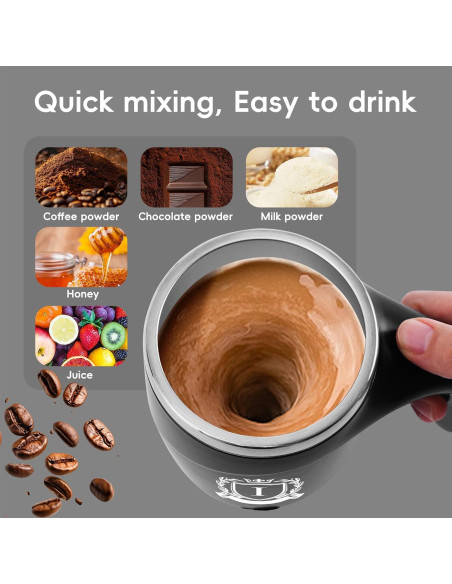 Taza de Café Automática MNZZ con Agitación Magnética 430g