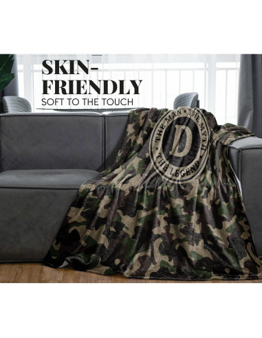 Manta de Franela Personalizada Camuflaje Huglanket 127x165cm