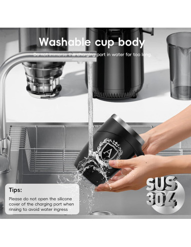 Taza de Café Automática MNZZ con Agitación Magnética 430g