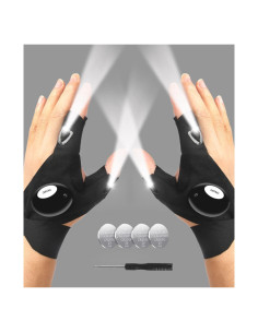 Guantes LED Impermeables MOIPEJO para Camping y Reparación