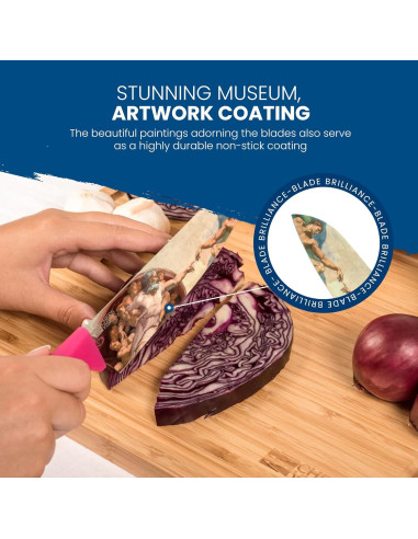 Juego de Cuchillos de Cocina CHEF'S VISION - 6 Piezas Acero Inoxidable