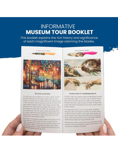 Juego de Cuchillos de Cocina CHEF'S VISION - 6 Piezas Acero Inoxidable