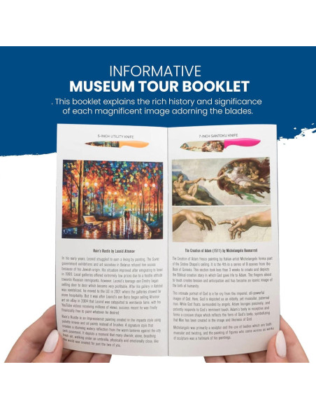 Juego de Cuchillos de Cocina CHEF'S VISION - 6 Piezas Acero Inoxidable