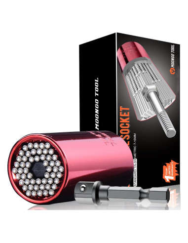 Socket Universal MoongoTool - Regalo Ideal para Papá 6.35-19.05 mm