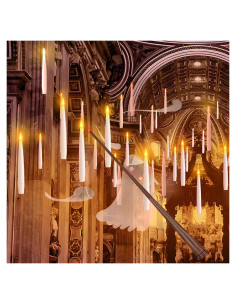 Juego de 20 Velas Flotantes LED JMTONE con Varita Mágica