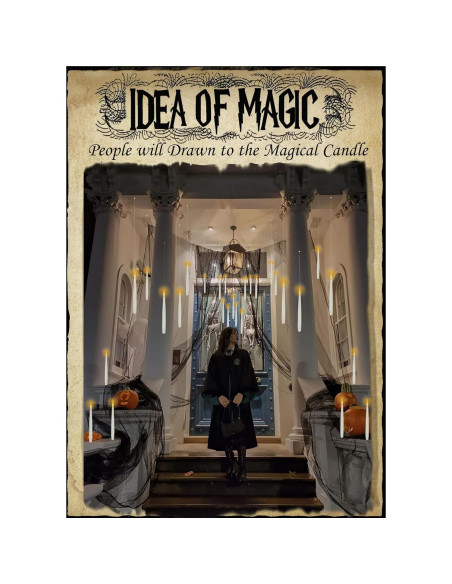 Juego de 20 Velas Flotantes LED JMTONE con Varita Mágica