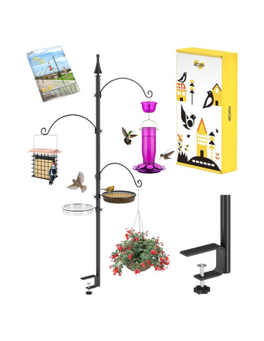 iBorn Poste para Comedero de Aves de Deck 45" (114.3 cm) Metal